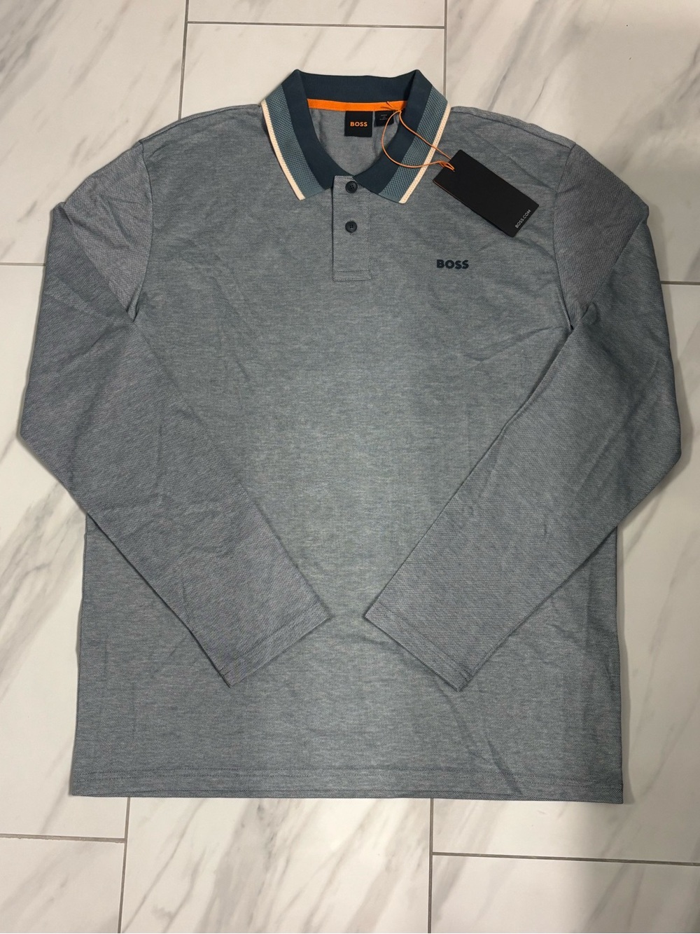 Men’s Boss Hugo Boss Long Sleeve Polo T-Shirt